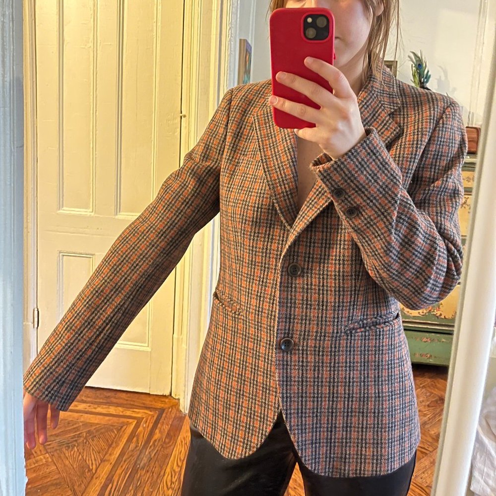 Uniqlo x ines de la fressange Wool Tweed Blazer: Size M